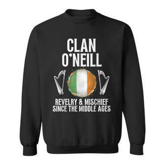 O’Neill Surname Irish Family Name Heraldic Celtic Clan Sweatshirt - Seseable