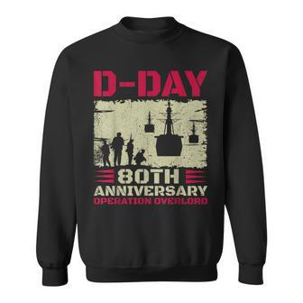 Operation Overlord 1944 D-Day 2024 80Th Anniversary Normandy Sweatshirt - Thegiftio UK
