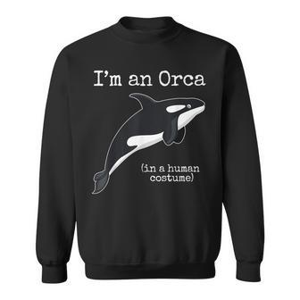 Orca Killer Whale Costume Ich Bin Ein Orca People Costume Sweatshirt - Seseable