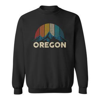 Oregon Vintage Mountains Nature Hiking Sweatshirt - Monsterry UK
