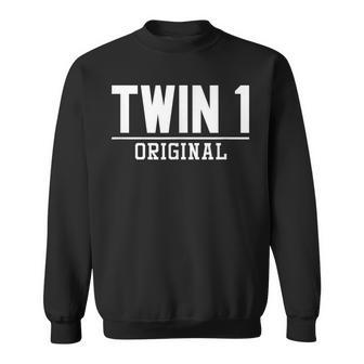 Original Spare Parts Identical Twins Matching Sweatshirt - Monsterry