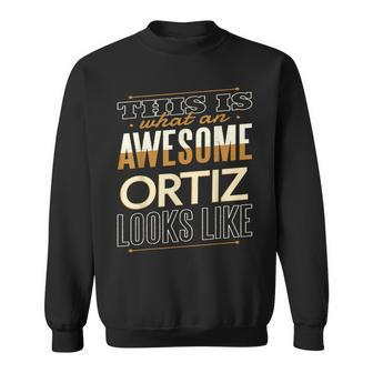 Ortiz Last Name Surname Matching Family Reunion Sweatshirt - Seseable