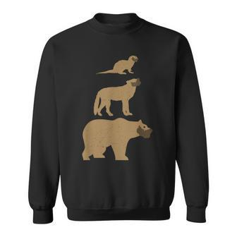 Otter Wolf Bear Gay Slang Lgbt Pride Sweatshirt - Monsterry UK