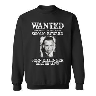 Outlaw John Dillinger T Sweatshirt - Monsterry