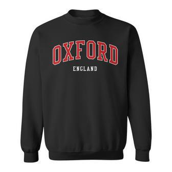 Oxford England College University Style Sweatshirt - Seseable