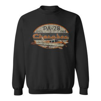 Pa-28 Cherokee Airplane Since 1960 Retro Vintage Pilot Sweatshirt - Monsterry CA