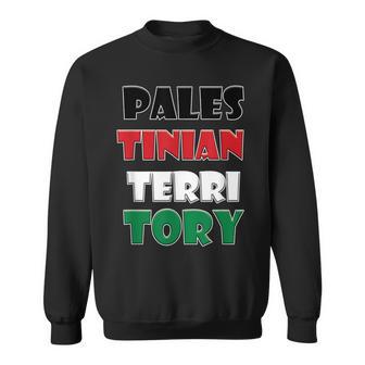 Palestinian Territory Colorful Words Sweatshirt - Monsterry AU