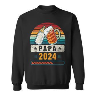 Papa 2024 Babyankündigung Werdender Papa Sweatshirt - Geschenkecke