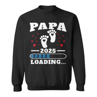 Papa 2025 Lustigesatertagsgeschenk Schwangere Sweatshirt - Geschenkecke