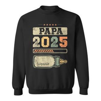 Papa 2025 Schwangerschafterkünden Werdenderater Sweatshirt - Geschenkecke