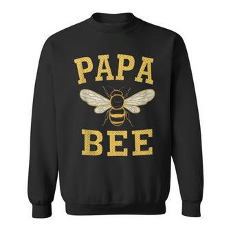 Papa Bee Family Matching Beekeeping Dad Daddy Father's Day Sweatshirt - Thegiftio UK