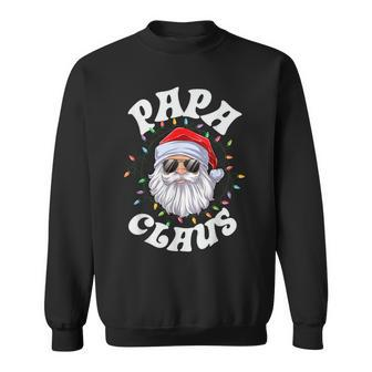 Papa Claus Santa Christmas Dad Family Matching Pajamas Xmas Sweatshirt - Seseable
