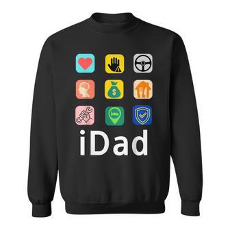 Papa I Dad Als Lustige Appatertag Sweatshirt - Geschenkecke