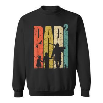 Papa Hoch 2 Sweatshirt für Zweifach-Väter, Jäger-Motiv - Seseable