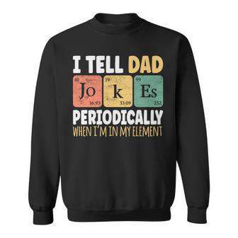 Papa- Ich Erzähle Papa Witze Regelmäßigatertag Sweatshirt - Geschenkecke