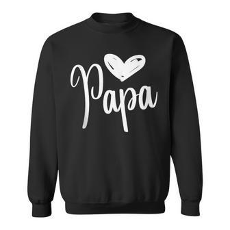 Papa Liebe The Dad Father's Day Motif Day Daddy The Father Sweatshirt - Thegiftio UK