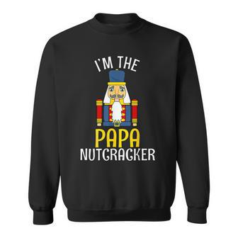 Papa Nutcracker Costume Matching Family Pjs Christmas Sweatshirt - Monsterry DE