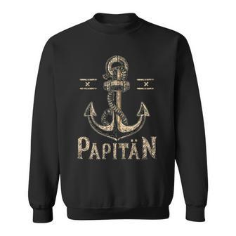 Papa Seemann Schiffsanker Papitän Nautisch Kapuzenjacke Sweatshirt - Geschenkecke