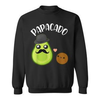 Papacado Papa Avocado Lover Matching Dad Father's Day Sweatshirt - Monsterry AU