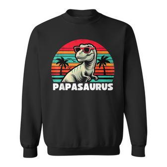 Papasaurus T Rex Papa Saurus Dinosaurier Familie Sweatshirt - Geschenkecke