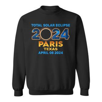 Paris Texas Eclipse 2024 Total Solar Eclipse Sweatshirt | Mazezy