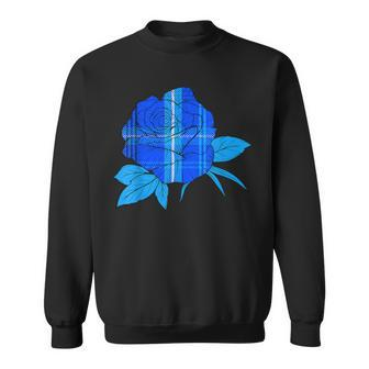 Pastel Classic Royal Blue And Teal Plaid Sweatshirt - Monsterry