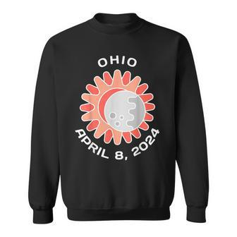 Path Of Totality Solar Eclipse In Ohio April 8 2024 Oh Sweatshirt - Seseable
