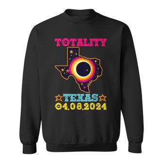 The Path Of Totality Texas Total Solar Eclipse Texas 2024 Sweatshirt - Monsterry AU