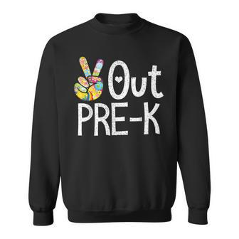Peace Out Pre-K Last Day Of School Pre-K Graduate 2024 Sweatshirt - Monsterry DE