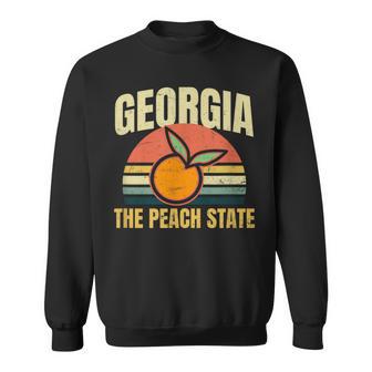 Peach State Georgia Peach Sweatshirt - Monsterry