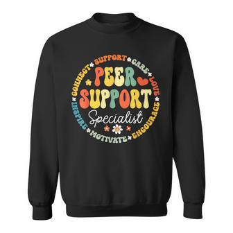 Peer Support Specialist Life Appreciation Week School Sweatshirt - Thegiftio UK