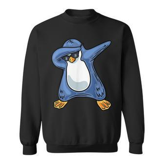 Penguin Lover Cute Penguin Dabbing Animal Penguin Sweatshirt - Seseable