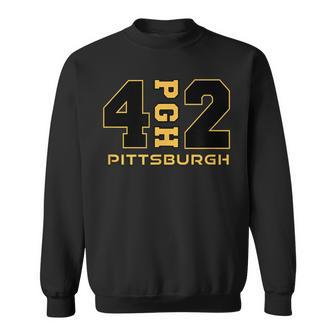 Pennsylvania 412 Area Code Burgh Sl City Local Pittsburgh Sweatshirt - Thegiftio UK