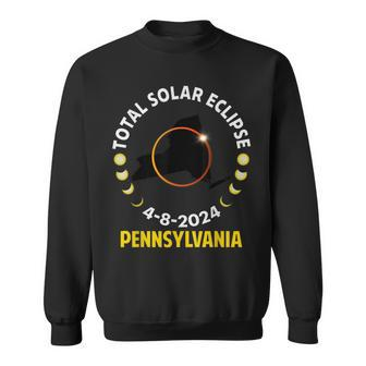 Pennsylvania Eclipse 2024 Total Solar Eclipse April 8 2024 Sweatshirt - Thegiftio UK