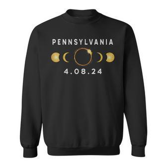 Pennsylvania Total Solar Eclipse April 8 2024 Solar Eclipse Sweatshirt - Seseable