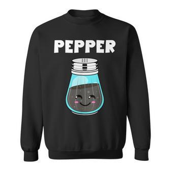 Pepper Costume Salt Pepper Matching Couple His Her Sweatshirt - Seseable
