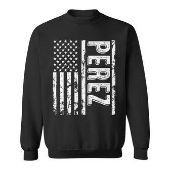 Perez Last Name Surname Team Perez Family Reunion Sweatshirt - Seseable