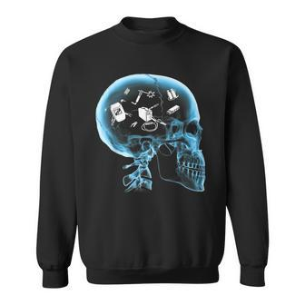 Perfect Welder Tools Gear In My Brain Skull X-Ray Head Sweatshirt - Monsterry