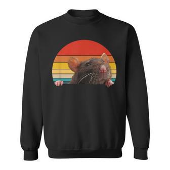 Pet Rat Retro Vintage Sunset Sweatshirt - Thegiftio UK