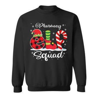 Pharmacy Elf Squad Christmas Pharma Tech Matching Sweatshirt - Seseable
