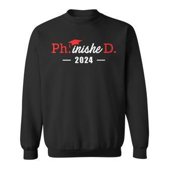 Phinished PhD Degree 2024 Doctor Finished PhD Sweatshirt - Seseable