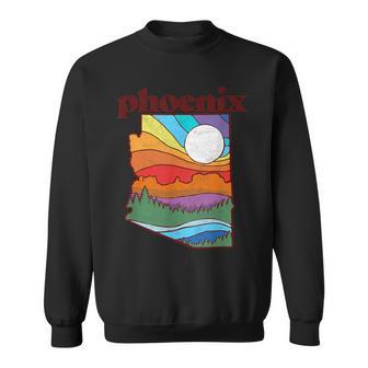 Phoenix Arizona Vintage Nature Outdoor Graphic Sweatshirt - Monsterry