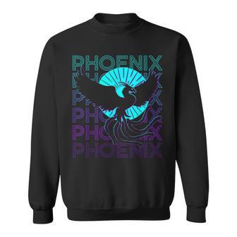 Phoenix Retro Sweatshirt - Seseable