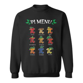 Pi Menu Different Pie Math Day Mathematics Happy Pi Day Sweatshirt | Mazezy AU