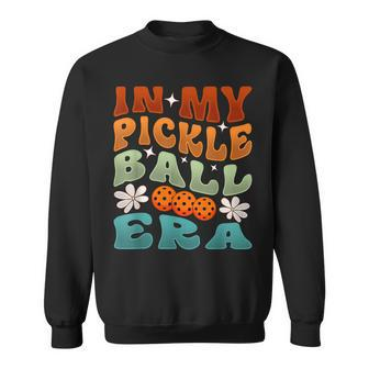 In My Pickleball Era Retro Waving Style Sweatshirt - Seseable