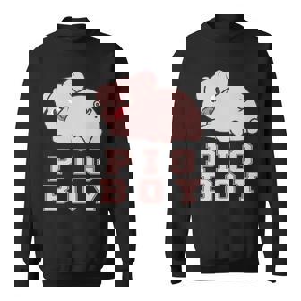 Pig Boy Pink Pig Sweatshirt | Mazezy