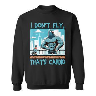 Pigeon Workout Bodybuilding Fitness Gym Muscle Sweatshirt - Thegiftio UK
