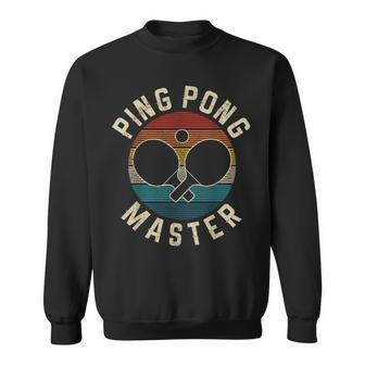 Ping Pong Master Vintage Table Tennis Player Sweatshirt - Monsterry CA