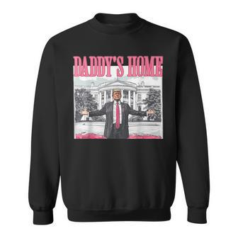 Pink Daddys Home Trump 2024 Sweatshirt - Monsterry
