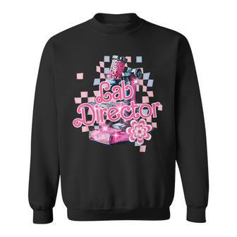 Pink Microscope Lab Week 2024 Lab Director Lab Tech Sweatshirt | Mazezy